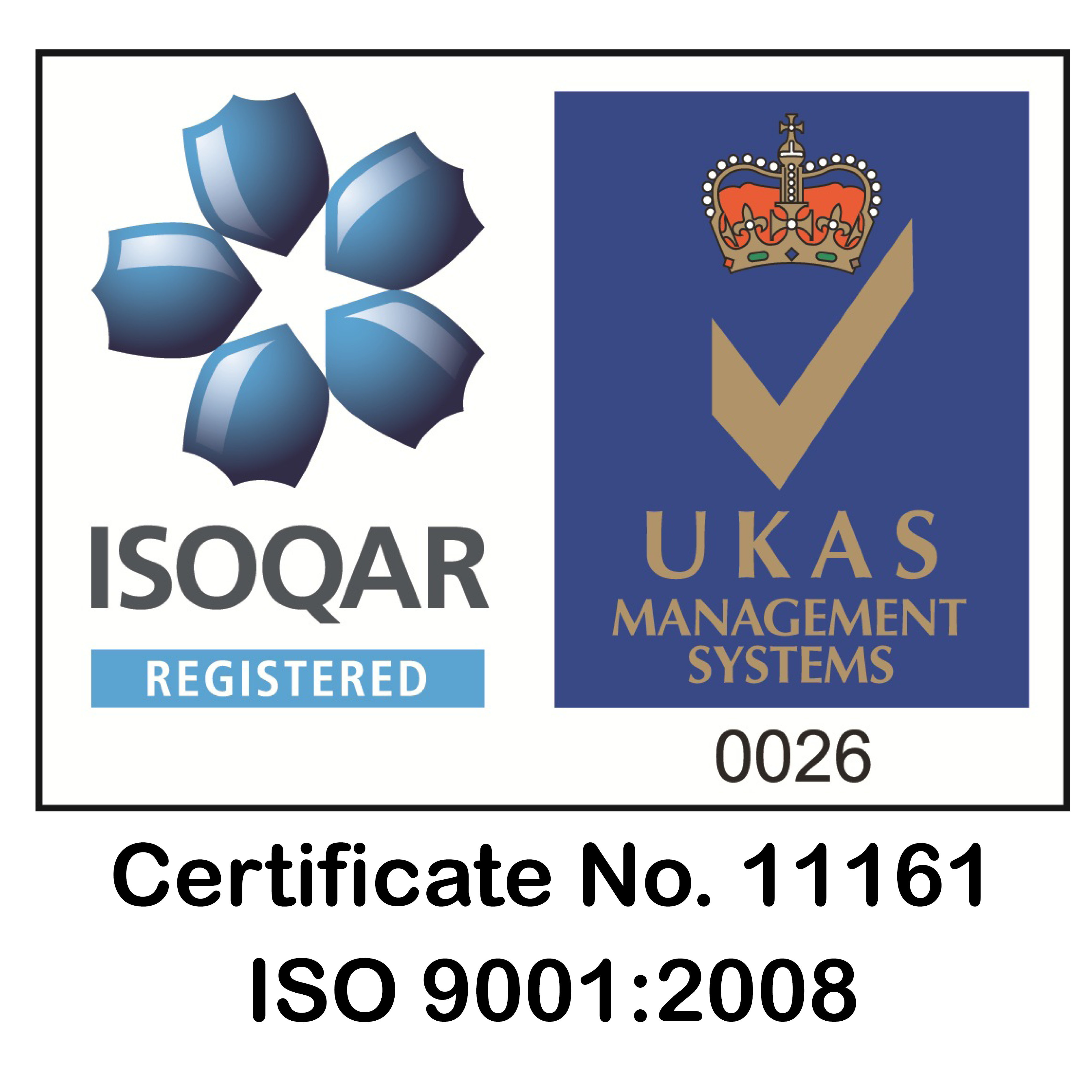 UKAS ISOQAR LOGO 9001