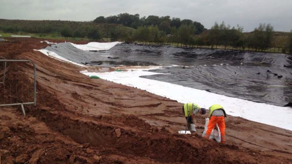  Installation of impermeable geomembranes & liner systems Attenuation systems Lagoons / Balancing ponds Ornamental lakes and ponds Landfill Lining Gas protection to buildings Porous Paving Systems River / channel re-alignments Floating covers Anaerobic digestion ponds Swale Lining Reservoir Lining